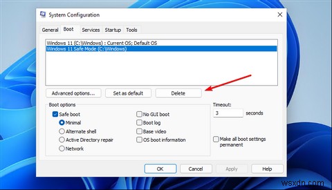 Cách thêm lối tắt chế độ an toàn vào menu khởi động của Windows 11 