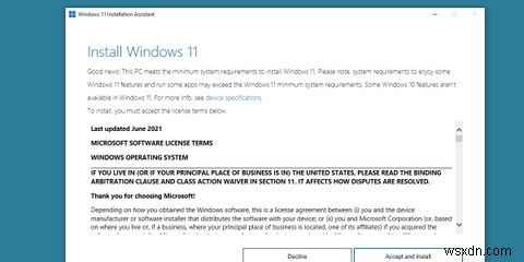 Cách sử dụng Hỗ trợ cài đặt Windows 11 
