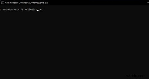 Cách sao chép danh sách tệp của thư mục vào tệp văn bản trong Windows 11 