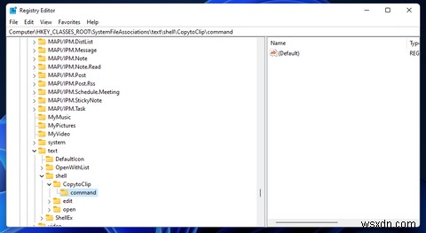 Cách thêm tùy chọn bản sao vào khay nhớ tạm cho tệp văn bản vào menu ngữ cảnh của Windows 11 
