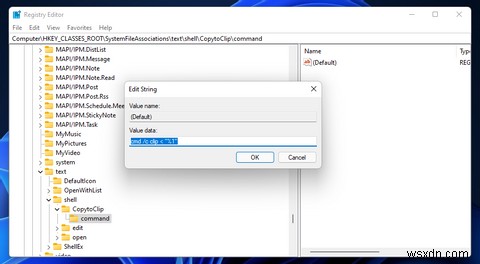 Cách thêm tùy chọn bản sao vào khay nhớ tạm cho tệp văn bản vào menu ngữ cảnh của Windows 11 
