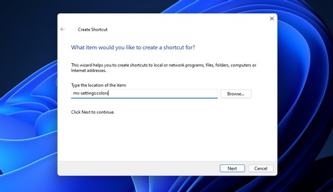 Cách thiết lập phím tắt cho các trang cài đặt trong Windows 11 