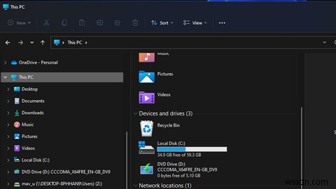 Cách thêm Thùng rác vào File Explorer trong Windows 11 