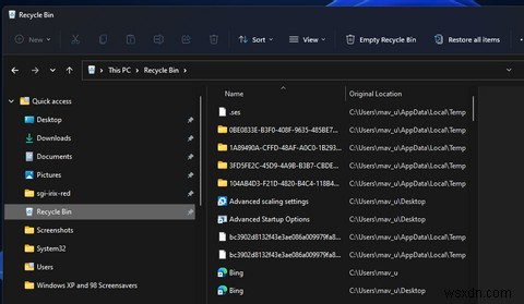 Cách thêm Thùng rác vào File Explorer trong Windows 11 