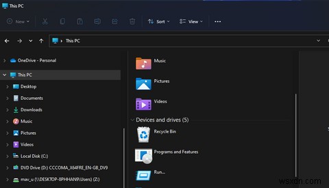 Cách thêm Thùng rác vào File Explorer trong Windows 11 