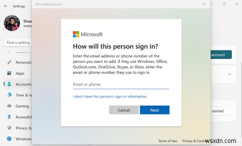 Cách tạo tài khoản người dùng cục bộ trong Windows 11 