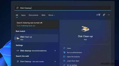 9 cách khác nhau để mở Disk Clean-Up trong Windows 11 