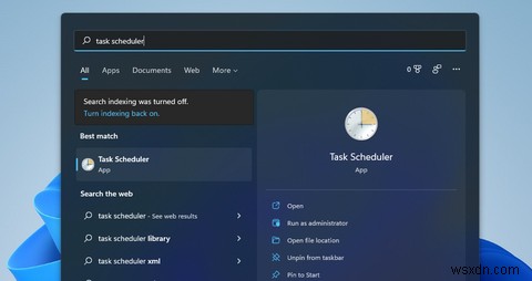 9 cách để mở Task Scheduler trong Windows 11 