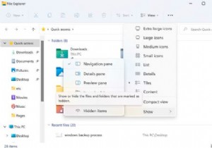 Cách hiển thị tệp và thư mục ẩn trên Windows 11 