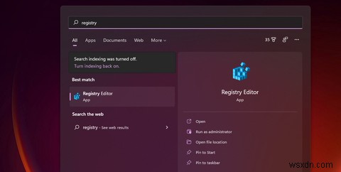 8 cách mở Registry Editor trong Windows 11 