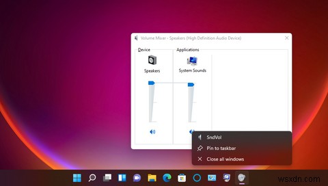 Cách khôi phục Bộ trộn âm lượng cũ trong Windows 11 