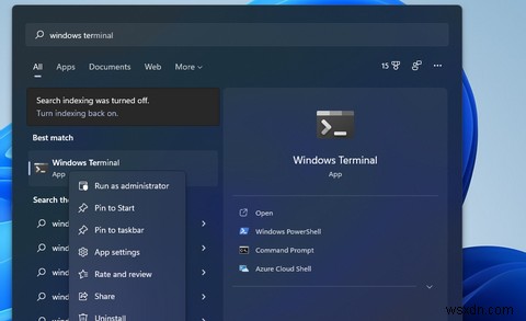 8 cách mở Windows Terminal trong Windows 11 