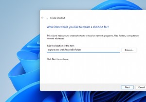 Cách tạo thanh tác vụ và phím tắt cho thùng rác trong Windows 11 