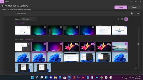 Cách tạo video bằng ứng dụng Windows 11 Photos 