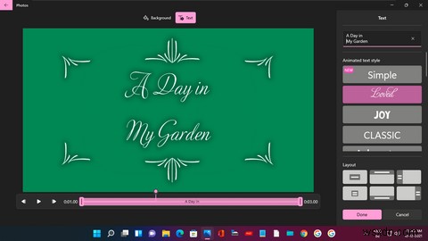 Cách tạo video bằng ứng dụng Windows 11 Photos 