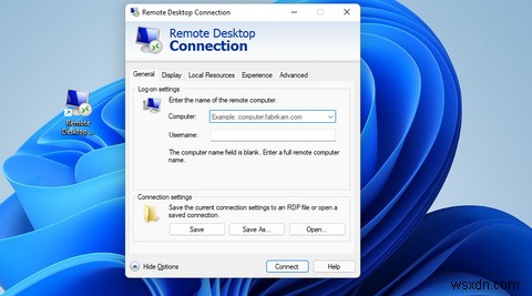6 cách mở công cụ kết nối máy tính từ xa trong Windows 11 