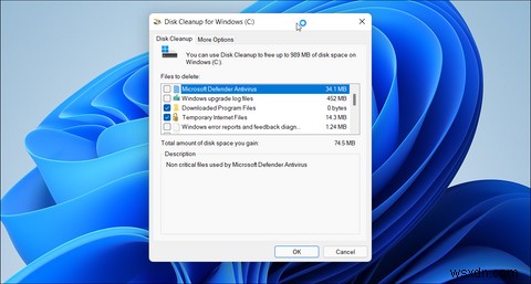 Cách giải phóng dung lượng đĩa sau khi nâng cấp lên Windows 11 