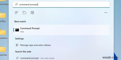 Cách mở Command Prompt trong Windows 11 