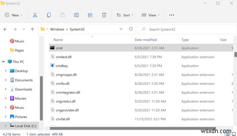 Cách mở Command Prompt trong Windows 11 