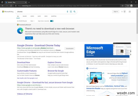Microsoft đang cố gắng ngăn bạn tải xuống Google Chrome như thế nào 