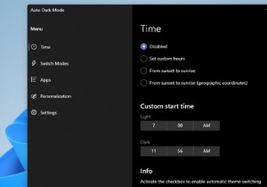 Cách lập lịch thời gian chế độ sáng và tối trong Windows 11 
