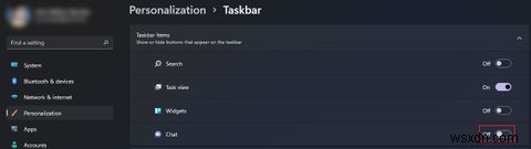 Cách xóa nút trò chuyện khỏi thanh tác vụ Windows 11 