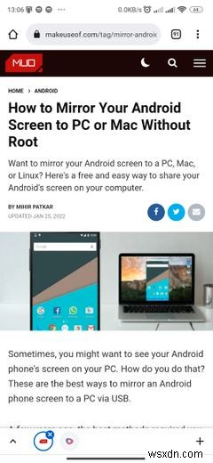 Cách gửi liên kết từ điện thoại Android của bạn tới PC Windows 