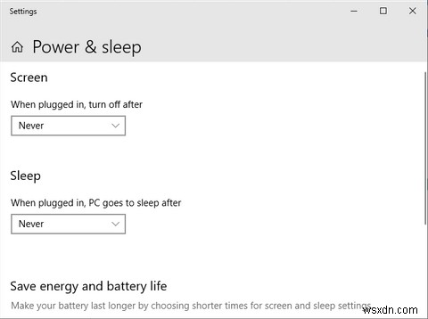 Cách thiết lập chế độ tắt hẹn giờ ngủ trong Windows 