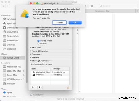 Giải thích quyền đối với đĩa Mac:Cách sửa quyền đối với macOS 