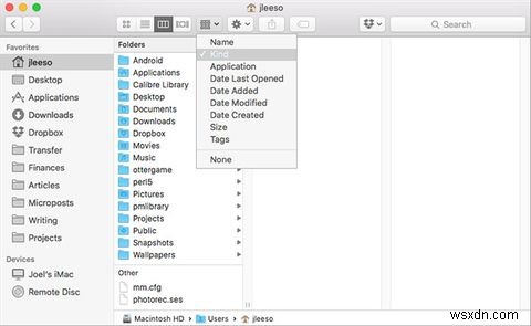 Cách đặt lại tất cả các thư mục về các tùy chọn xem và sắp xếp mặc định trên máy Mac 