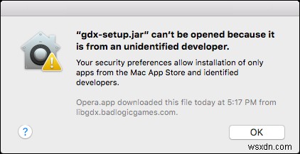 Cách mở ứng dụng Mac từ nhà phát triển không xác định 