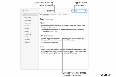 Cách sử dụng Từ điển trên máy Mac của bạn để tra cứu nhanh các từ 