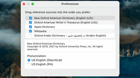 Cách sử dụng Từ điển trên máy Mac của bạn để tra cứu nhanh các từ 
