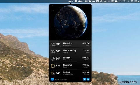 7 ứng dụng thời tiết tốt nhất cho Mac 