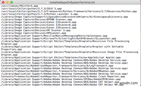 4 cách tạo danh sách ứng dụng đã cài đặt trên máy Mac của bạn 