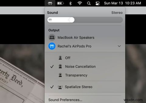 Cách nghe âm thanh không gian trên máy Mac của bạn 
