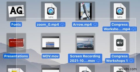 Cách chọn nhiều tệp trên máy Mac 
