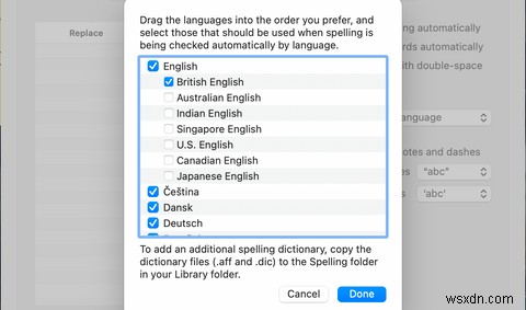 Cách sử dụng Trình kiểm tra ngữ pháp và chính tả tích hợp trên máy Mac của bạn 