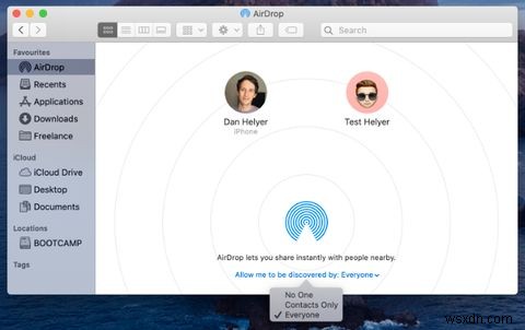 Cách AirDrop từ iPhone hoặc Mac 