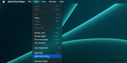 Cách nhanh chóng kết hợp video với QuickTime Player trên máy Mac của bạn 