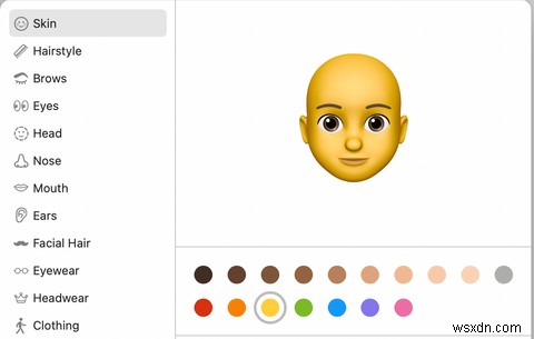 Cách tạo Memoji của riêng bạn trong Tin nhắn trên máy Mac 