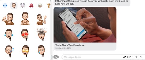 Cách tạo Memoji của riêng bạn trong Tin nhắn trên máy Mac 