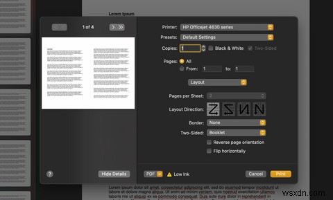 3 Giải pháp Hữu ích để In Sách nhỏ trên Mac 