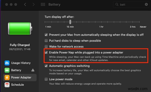 Đây là Power Nap có tác dụng gì trên máy Mac và cách bật hoặc tắt nó 