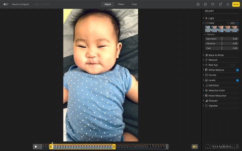Cách chỉnh sửa video bằng ứng dụng Photos trên máy Mac 