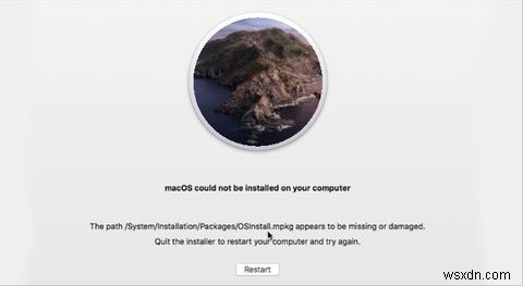 Cách khắc phục lỗi không thể cài đặt macOS trên máy tính của bạn 