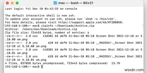 Cách mở tệp ZIP trên máy Mac 