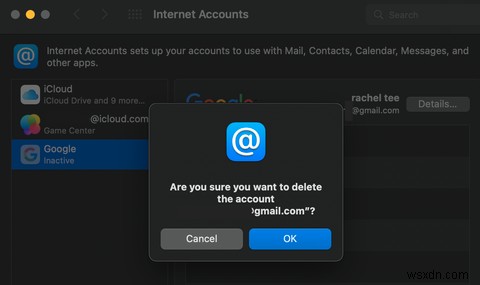 Cách đăng xuất khỏi thư trên máy Mac 