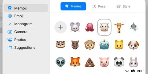 Cách thay đổi ảnh hồ sơ của bạn thành một Memoji hoạt hình trong macOS Monterey 