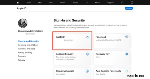 Cách thay đổi địa chỉ email Apple ID của bạn 